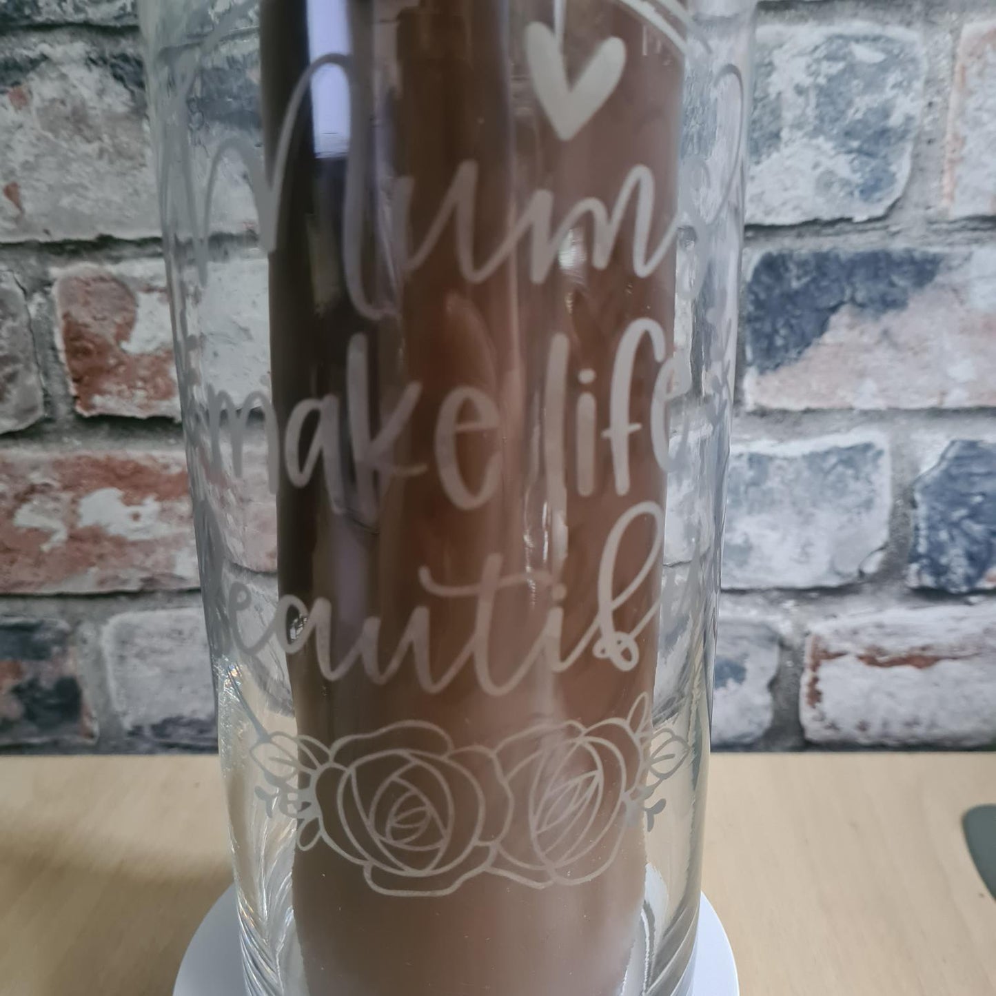 Mum's Make Life More Beautiful Large Vase