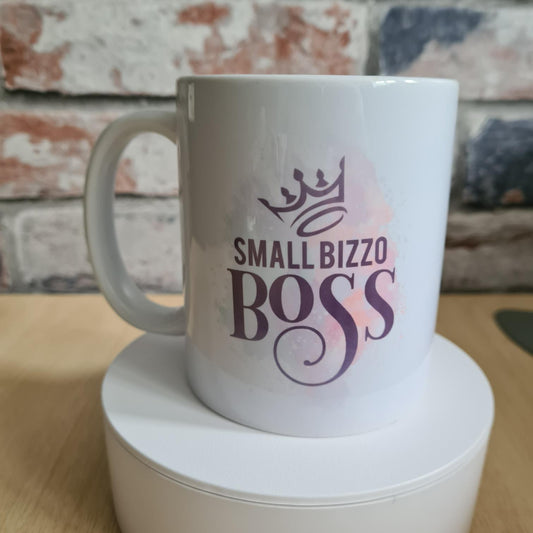 Small Bizzo Boss Watercolour Mug