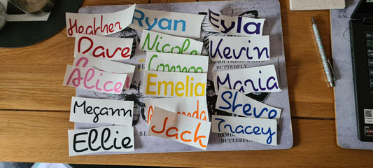 Name Vinyl Sticker